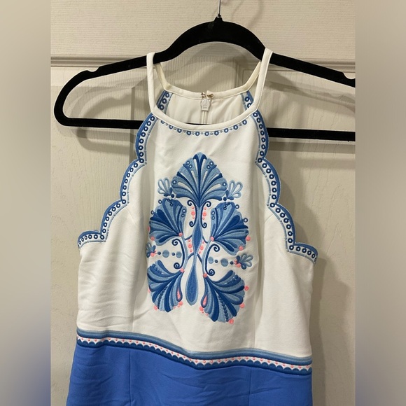 Lily Pulitzer Embroidered Halter Mini Dress - Picture 3 of 3